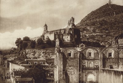 Mexiko: Atlixco (čb fotografie) od Hugo Brehme