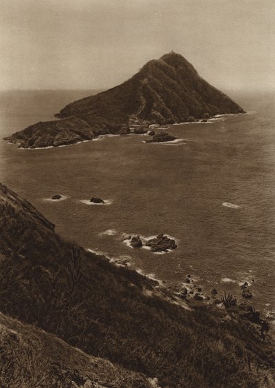 Mexiko: pobřeží Mazatlanu (čb fotografie) od Hugo Brehme