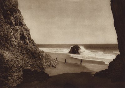 Mexiko: Costa de Salina Cruz (čb fotografie) od Hugo Brehme