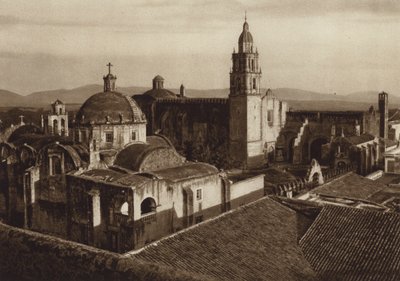 Mexiko: Cuernavaca (čb fotografie) od Hugo Brehme