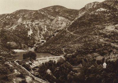 Mexiko: Guanajuato, Esclusa (čb fotografie) od Hugo Brehme