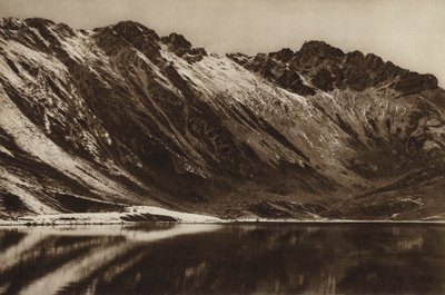 Mexiko: Nevado de Toluca, Estado Mejico (čb fotografie) od Hugo Brehme