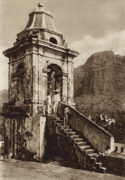 Mexiko: Taxco (čb fotografie) od Hugo Brehme
