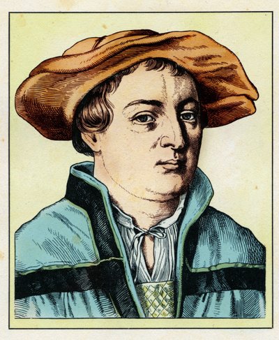 Hans Holbein le Jeune - Hans HOLBEIN il Giovane (1497 o 1498-1543) 1854 (rytina) od Hugo Bürkner