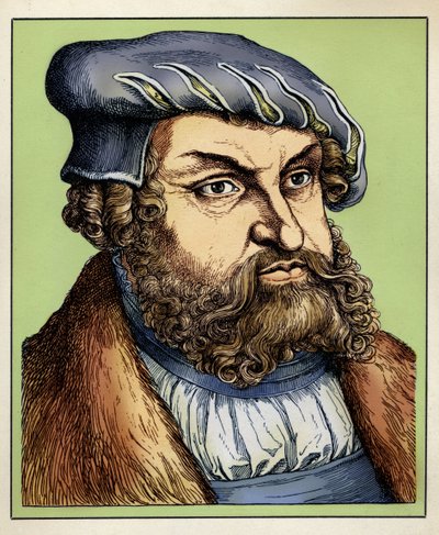 Jean Ier de Saxe - GIOVANNI DI SASSONIA (1468-1532) od Hugo Bürkner