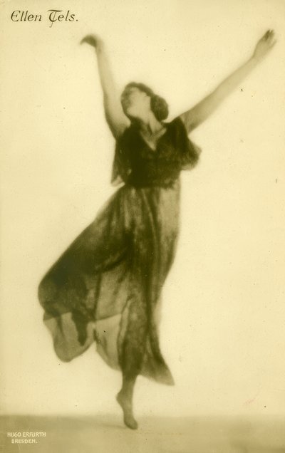 Ellen Tels / Fotopostkarte od Hugo Erfurth