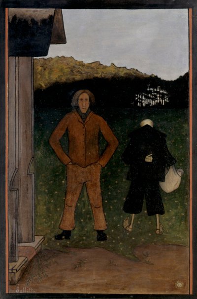 Smrt a rolník, 1896. od Hugo Simberg