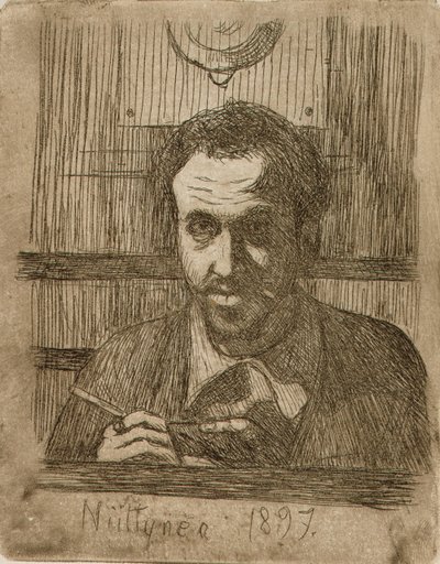 Autoportrét II od Hugo Simberg