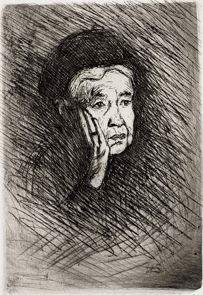 Umělcova teta od Hugo Simberg