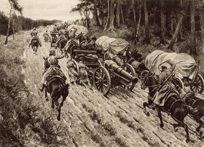 Západní fronta litho od Hugo Ungewitter