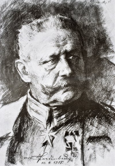 Generál Paul von Hindenburg od Hugo Vogel