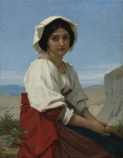 Italská dívka od Hugues Merle