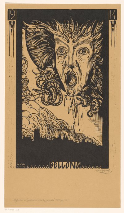 Bellona (název na objektu) od Huib Luns (signed by artist)
