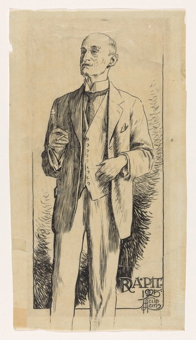 Portrét Adriana Pita od Huib Luns (signed by artist)
