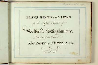 Červená kniha: Welbeck od Humphry Repton
