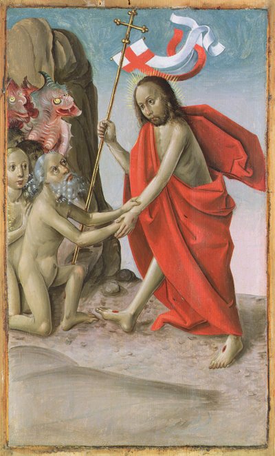 Kristus v limbu, 1490-1500 od Hungarian School
