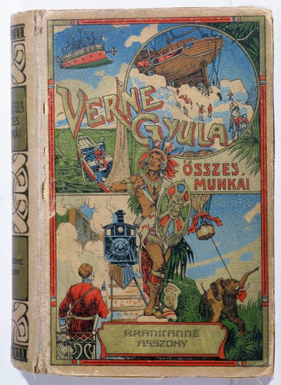 Obálka Mistress Branican od Julese Verna (1828-1905), začátek 20. století od Hungarian School