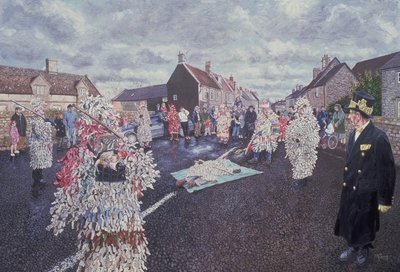 Boxing Day Mummers, Marshfield, 1998 (viz také 107623) od Huw S. Parsons