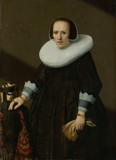 Portrét Geertruyda Reaela, manželky Philipse Denijse od Huygh Pietersz Voskuyl