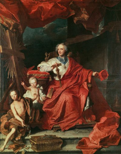 Kardinál de Bouillon (1643-1715) Otevření ‚svaté brány‘, 1708 od Hyacinthe Francois Rigaud