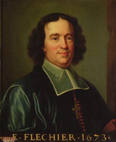Esprit Flechier (1632-1710) biskup z Nimes od Hyacinthe Francois Rigaud