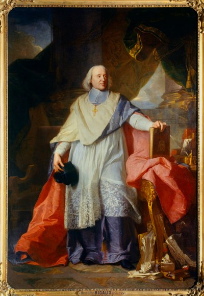 Celovečerní portrét Jacques-Benigne (Jacques Benigne) Bossuet (1627-1704), biskup z Meaux Obraz Hyacinthe Rigaud (1659-1743) 1702 Sun. 2,40 x 1,65 m od Hyacinthe Francois Rigaud