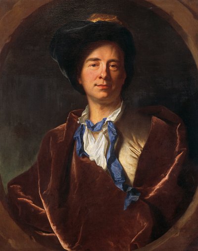 Portrét Bernarda Le Bovier de Fontenelle (Rouen od Hyacinthe Francois Rigaud