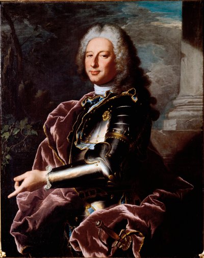 Portrét Giovanni (Gian) Francesco II Brignole Sale (Jean Francois II Brignole-Sale) (1695-1760) Doge of Genes a velvyslanec Republiky Genes ve Francii pod Ludvíkem XV. Obraz Hyacinthe Rigaud (1659-1743) 1737-1739 Ztlumit. 101,5x80,2 cm Geny, od Hyacinthe Francois Rigaud