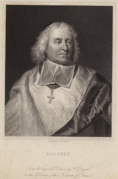 Portrét Jacquese-Benigna Bossueta od Hyacinthe Francois Rigaud