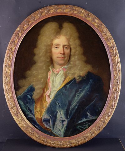 Portrét Michela Begona mladšího od Hyacinthe Francois Rigaud