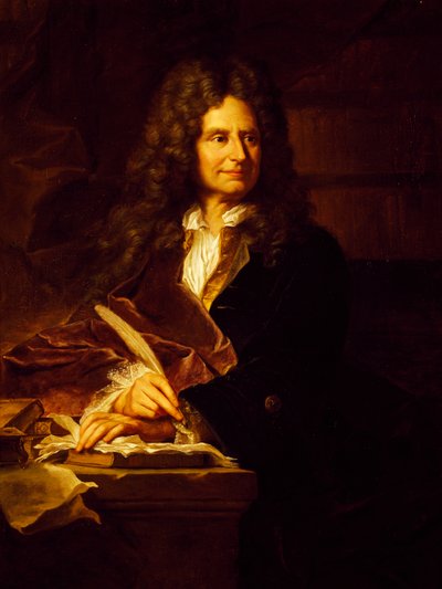 Portrét Nicolase Boileau-Despreaux (Paříž od Hyacinthe Francois Rigaud