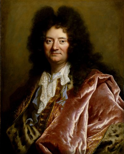 Portrét gentlemana, cca 1705 (olej na plátně) od Hyacinthe Francois Rigaud