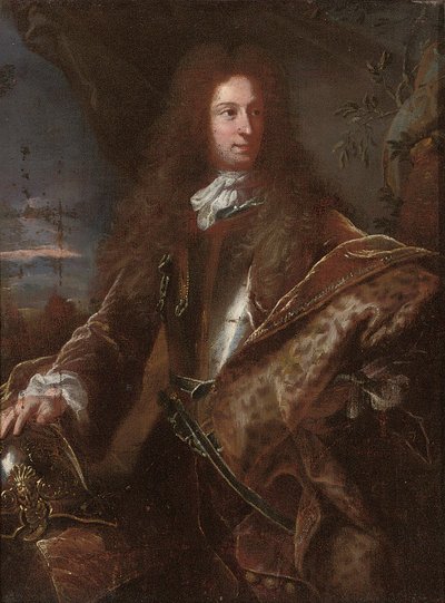 Portrét gentlemana, tradičně identifikovaného jako John Churchill, 1. vévoda z Marlborough od Hyacinthe Francois Rigaud