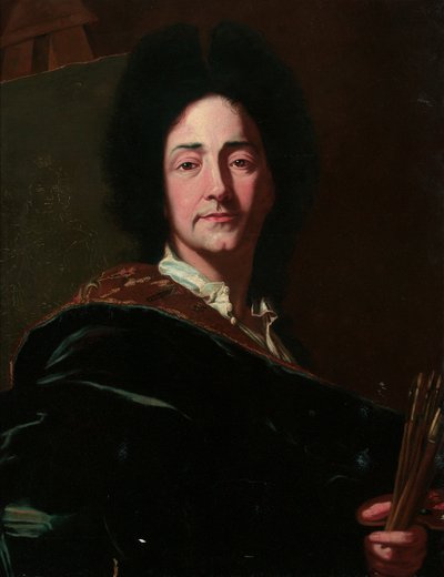 Portrét umělce od Hyacinthe Francois Rigaud