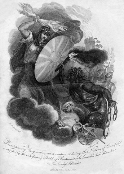 Revoluční zuřivost, která se vydala zotročit nebo zničit evropské národy, 1816. od I. Brown