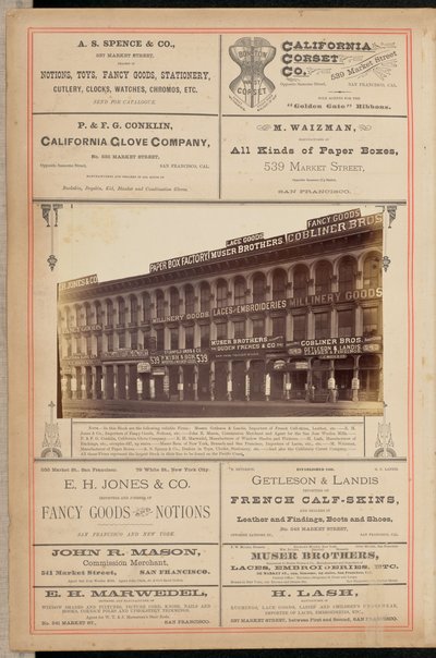 [Budova na Market Street, San Francisco] od I. W. Taber