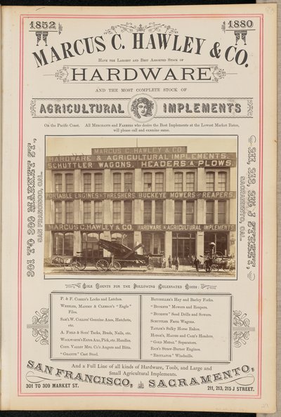 [Marcus C. Hawley and Company, San Francisco] od I. W. Taber