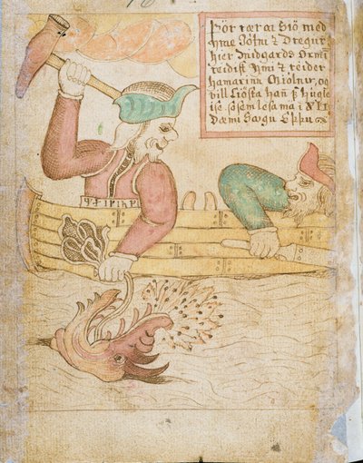 Thor Catching the Midgard Serpent, z 