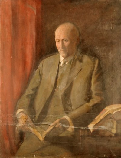 Portrét muže (olej na plátně) od Ida Lillie Strother Stewart
