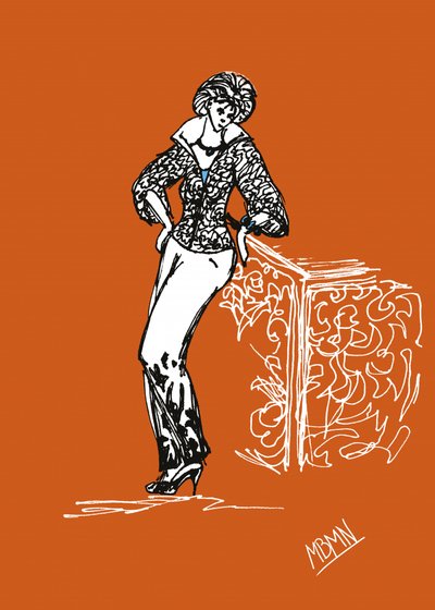 Elegantní módní skica od Ida Publishing
