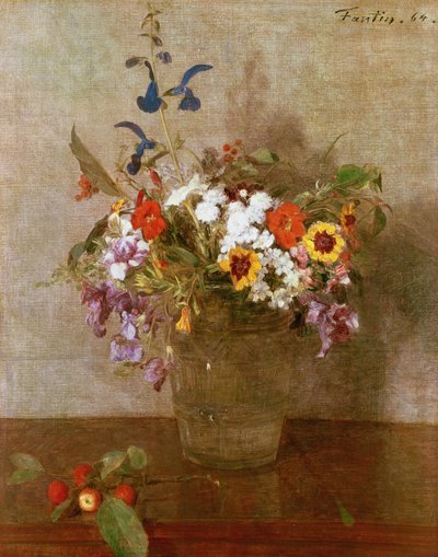 Podzimní květiny, 1864 od Ignace Henri Jean Fantin Latour
