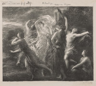 Ballet du Troyons, 1893. od Ignace Henri Jean Fantin Latour