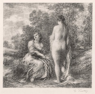 Koupání, 1881. od Ignace Henri Jean Fantin-Latour