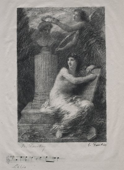 K Berliozovi. od Ignace Henri Jean Fantin Latour