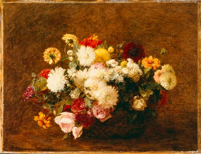 Kytice květin, 1894 od Ignace Henri Jean Fantin Latour
