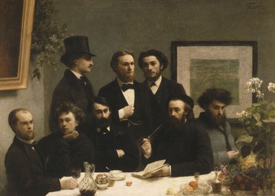 U stolu, 1872 od Ignace Henri Jean Fantin-Latour
