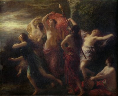 Tanečníci, 1891 od Ignace Henri Jean Fantin Latour