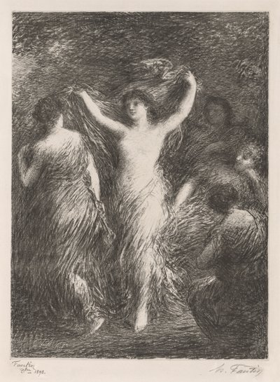 Tanec, 1898. od Ignace Henri Jean Fantin Latour