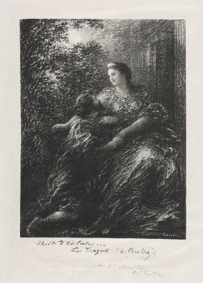 Duet Trojanů, 1894. od Ignace Henri Jean Fantin Latour