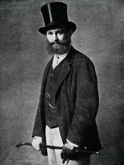 Edouard Manet. Z portrétu od Fantina-Latour, 1901 od Ignace Henri Jean Fantin Latour